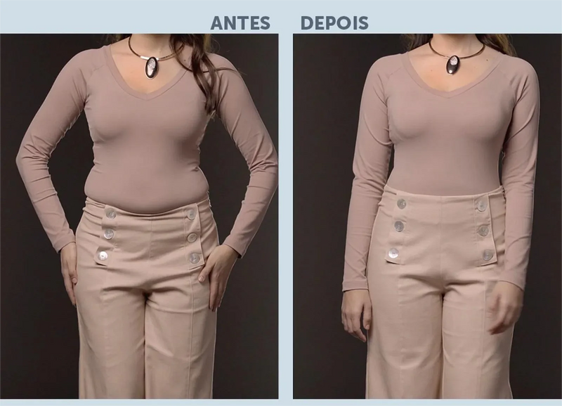 Cinta modeladora feminina - Redutor e afina cintura